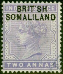 Somaliland 1903 2a Pale Violet SG3a 'BRIT SH' Very Fine Used