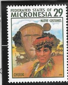 Micronesia #193c  29c Native Costumes (MNH) CV$0.70