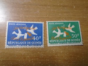 Guinea  #  C35-36  MNH   Birds