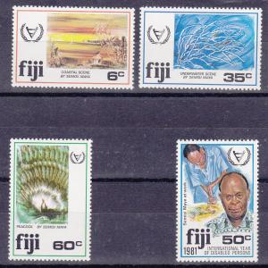 Fiji 438-41 MNH 1981 Year of the Disabled