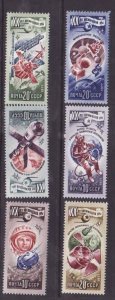 Russia-Sc#4589-94- id9-unused NH set-Space-1977-