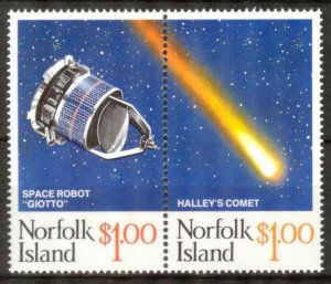 Norfolk Island 1986 Space Halley's Comet Mi. 381/2 MNH