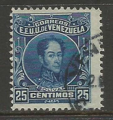 VENEZUELA 263a VFU BOLIVAR V076-1