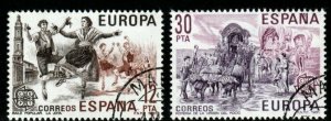 SPAIN SG2642/3 1981 EUROPA FINE USED