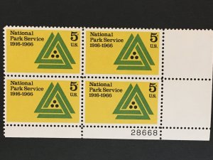 Scott # 1314 National Park Service, MNH Plate Block of 4