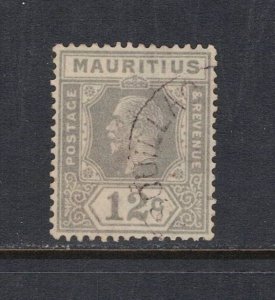 MAURITIUS Sc# 188 USED F Die II WMK 4 King George V KGV