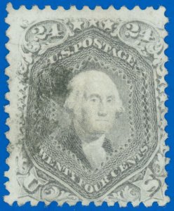USA Scott #78a, Used-Fine, Grayish-Lilac, Face-Free Cancel! SCV $425.00!