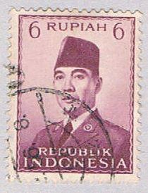 Indonesia 394 Used President Sukarno 1951 (BP25716)