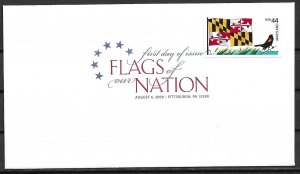 2008 Sc4296 Flags of Our Nation: Maryland FDC