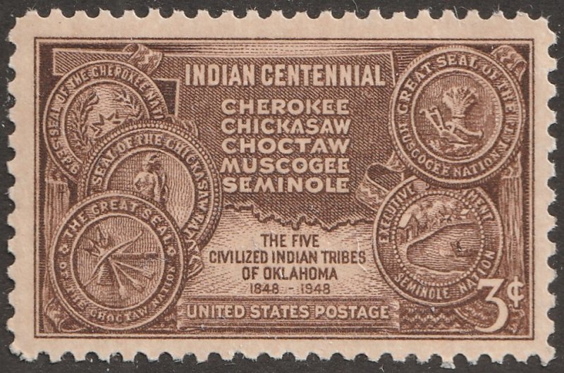 USA stamp, Scott# 972, MNH, Indian Centennial,  #pp-3