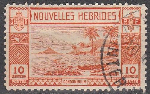 New Hebrides (Fr) #56 F-VF Used  CV $3.25 (A15978)