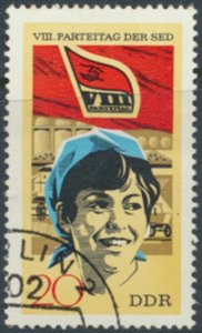 German Democratic Republic  SC# 1303 CTO   Socialist Party see details & scans