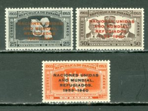 PANAMA 1960 #C227-29  AIR OVPT SET MNH...$4.15