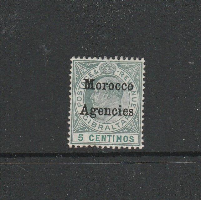 Morocco Agencies1905/06 Opt on Gibraltar 5c MM