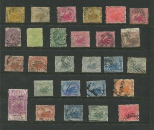 STAMP STATION PERTH Western Austra Selection of 27 Stamps Unchecked Used -Lot 21