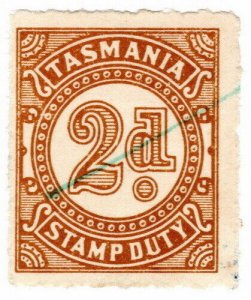 (I.B) Australia - Tasmania Revenue : Stamp Duty 2d (1931)