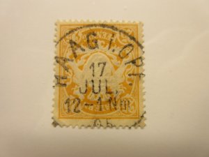 German States BAVARIA Scott 65 USED Lot11 Cat $6.75