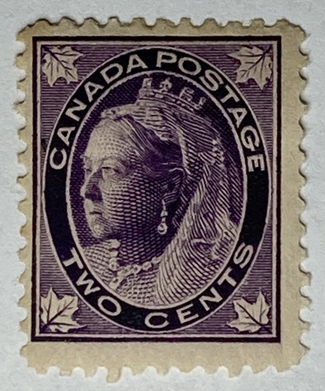 CANADA 1897 #68 Queen Victoria 'Maple Leaf' Issue - MH (CV 45$ +)