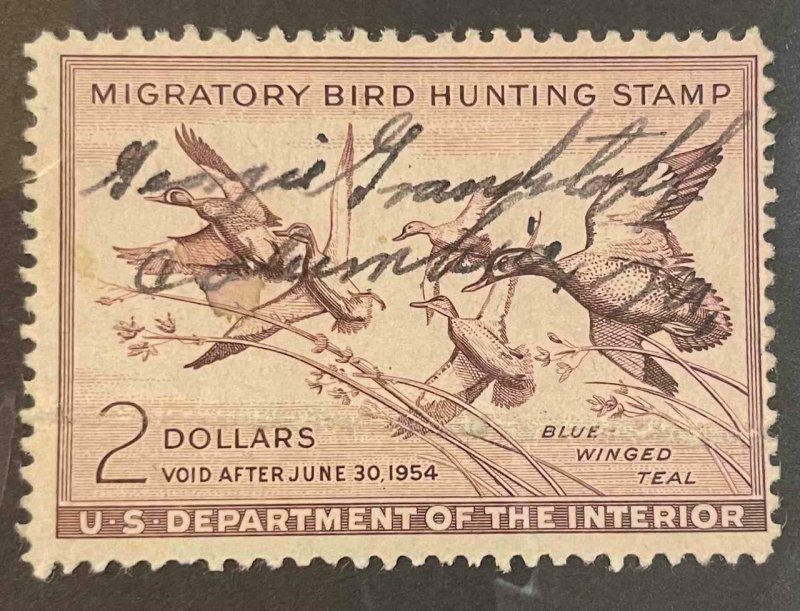 US Stamps #RW20 Used Federal Ducks #RW20A164