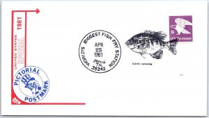 US SPECIAL POSTMARK EVENT COVER WORLD'S BIGGEST FISH FRY AT PARIS TENNESSEE (e)