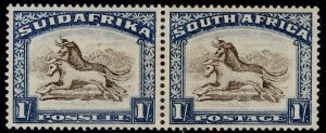 SOUTH AFRICA GV SG48, 1s brown & deep blue, LH MINT. Cat £120.