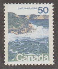 Canada Scott #598iii Type II Seashore Stamp - Mint NH Single