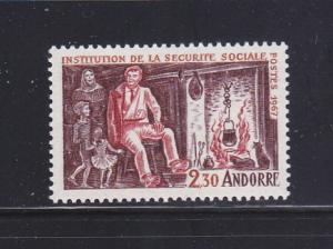 Andorra French 177 Set MH Social Security System (A)