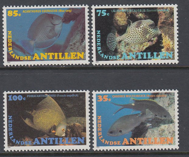 Netherlands Antilles 485-488 Fish MNH VF