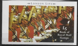 GB SGDX11 1990 LONDON LIFE £5 BOOKLET MINT