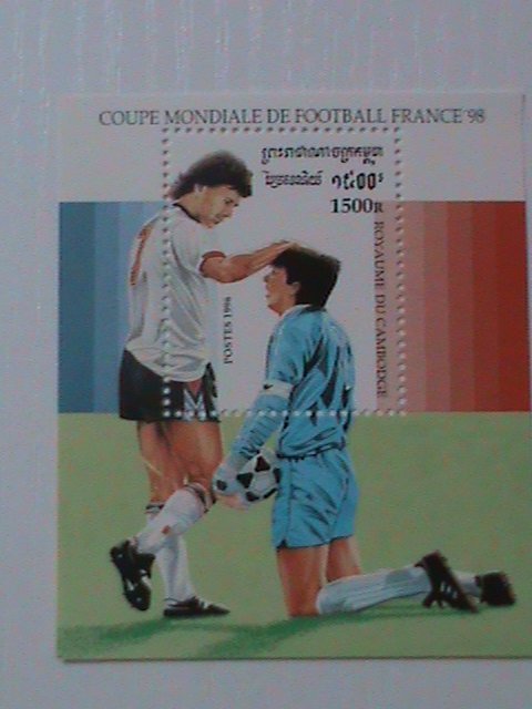 CAMBODIA-1998-WORLD CUP SOCCER-FRANCE'98 S/S- MNH VF  WE SHIP TO WORLD WIDE