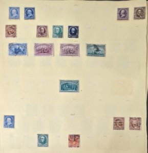 EDW1949SELL : USA Old Time mostly Used collection on pages just as received. 