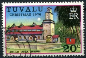 Tuvalu Sc#39 Used, 20c multi, Christmas 1976 (1976)