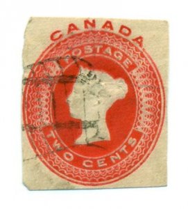 Canada Envelope Cut Square 1920 QV 2c BIN = $1.00