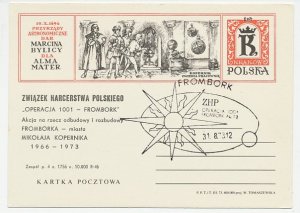 Postal stationery / Postmark Poland 1973 Nicolaus Copernicus - Astronomer