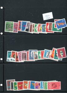 GERMANY 1960-1966  MNH ALL SETS COMPLETE FOR THE YEARS (131)