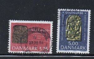 Denmark Sc 975-976 1992 Archaeological |treasures stamp set  used