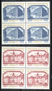 Liechtenstein Sc# 636-637 MNH block/4 1978 Europa