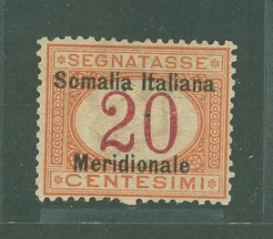 Somalia (Italian Somaliland) #J3  Single