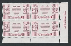 Canada  plate block  mnh  #  560i