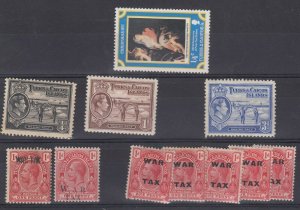 Turks & Caicos KGV/KGVI Collection Of 10 For Study MH JK9854