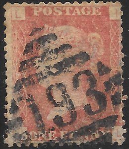 Great Britain 33 Used - Plate 137 LI - Victoria