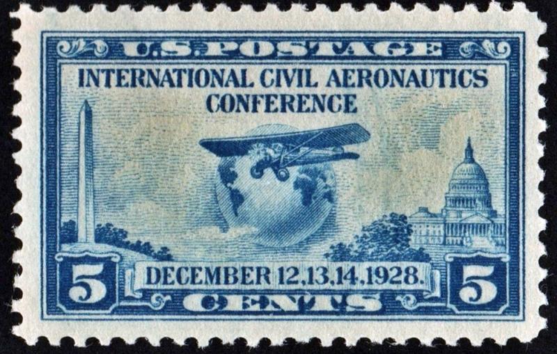 SC#650 5¢ Civil Aeronautics Issue (1928) MH