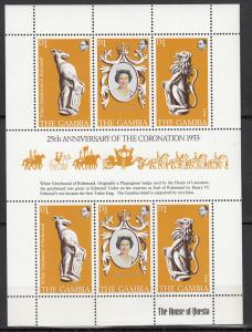 Gambia - 1978 QEII Coronation Anniversary - MNH  (9580)