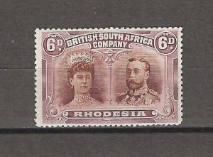 RHODESIA 1910/13 SG 176 MINT