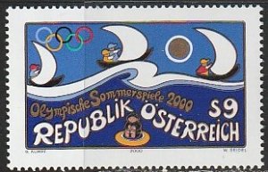 2000 Austria - Sc 1827 - MNH VF - 1 single - 2000 Summer Olympics