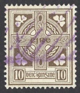 Ireland Sc# 75 Used 1922-1923 10p Celtic Cross