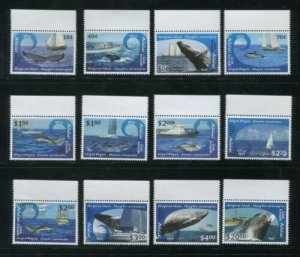 AITUTAKI - 2013 - Whales & Ships, Definitives - Perf 12v Set - Mint Never Hinged