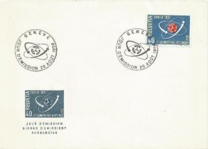 Switzerland Atomic Conference fdc #!