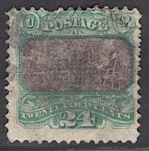 US Stamp #120 USED Repaired with faults. SCV $600