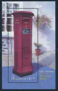 Guernsey  SG MS954  SC# 768  Pillar Box  First Day issue cancel see scan